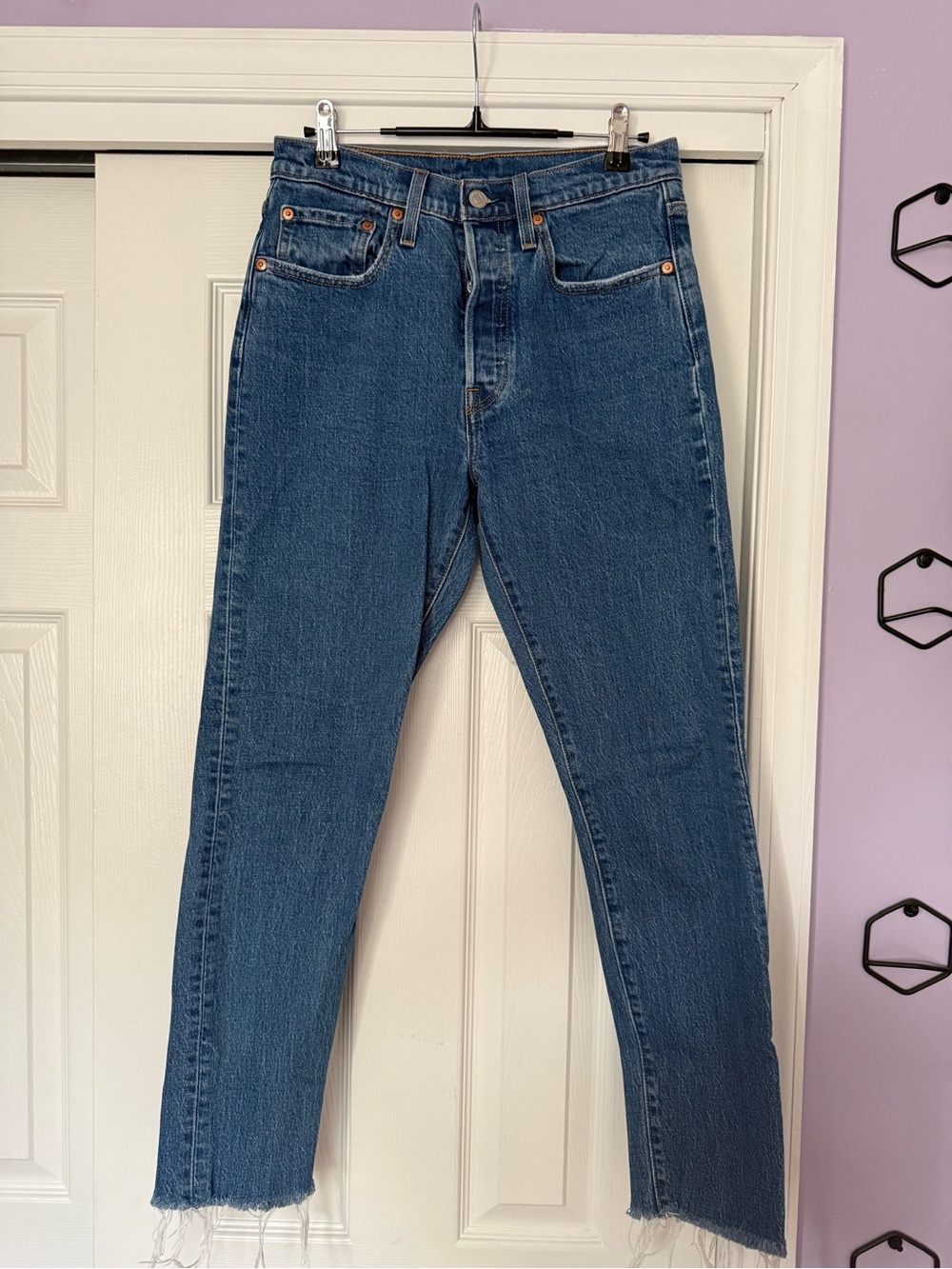 Levi's Women's Skinny Jeans in Classic Blue Denim